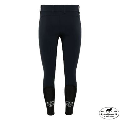 Trolle Projects Star Cut Hight Waist Ridebuks M. Knægrip - Sort