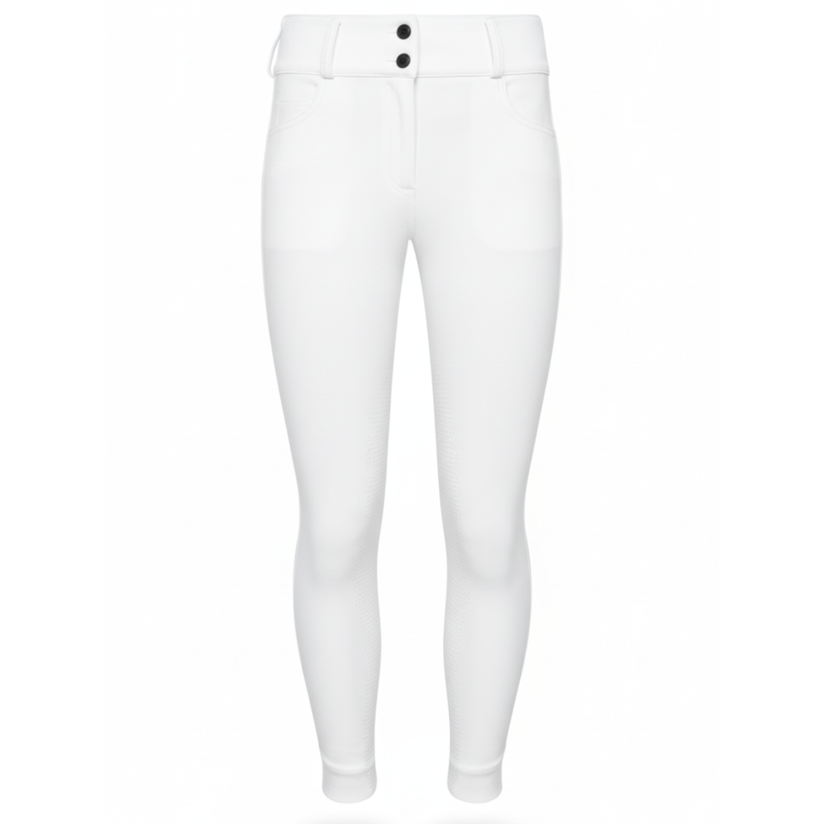 Trolle Projects Star Cut Hight Waist Ridebukser M. Knægrip - Hvid