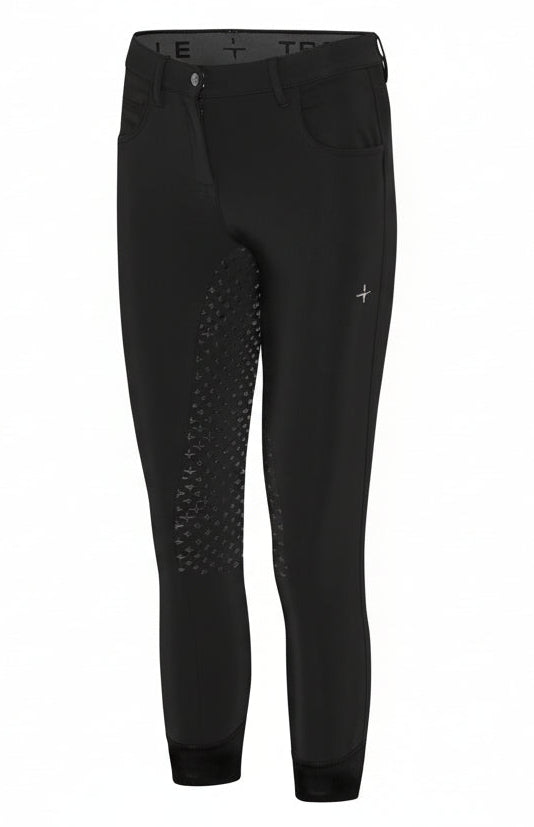 Trolle Projects Star Cut Ridebukser M.Fuldgrip Til Børn - Sort