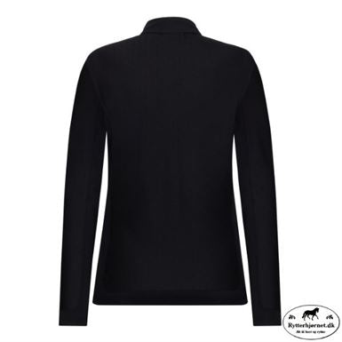 Trolle Projects Langærmet Polo Tech Bluse - Sort