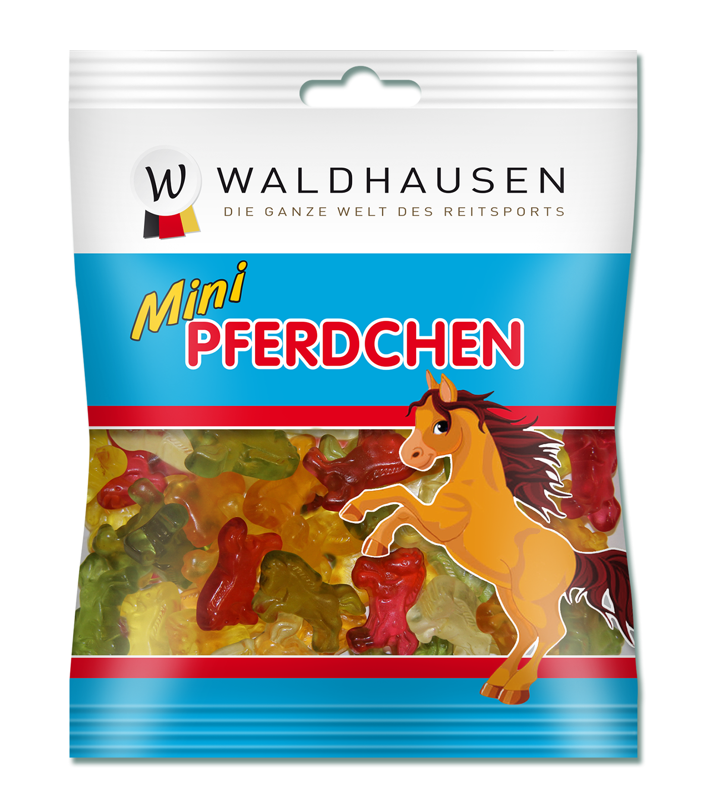 Waldhausen Heste Vingummi m. Frugtsmag - 100g