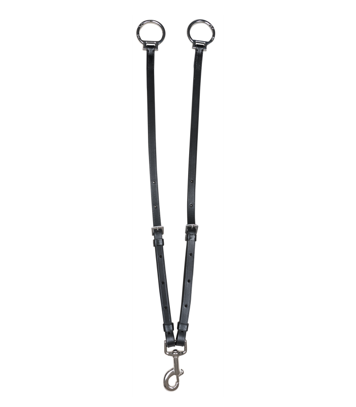 Waldhausen X-Line Løs Martingal m. Snap ringe - Sort