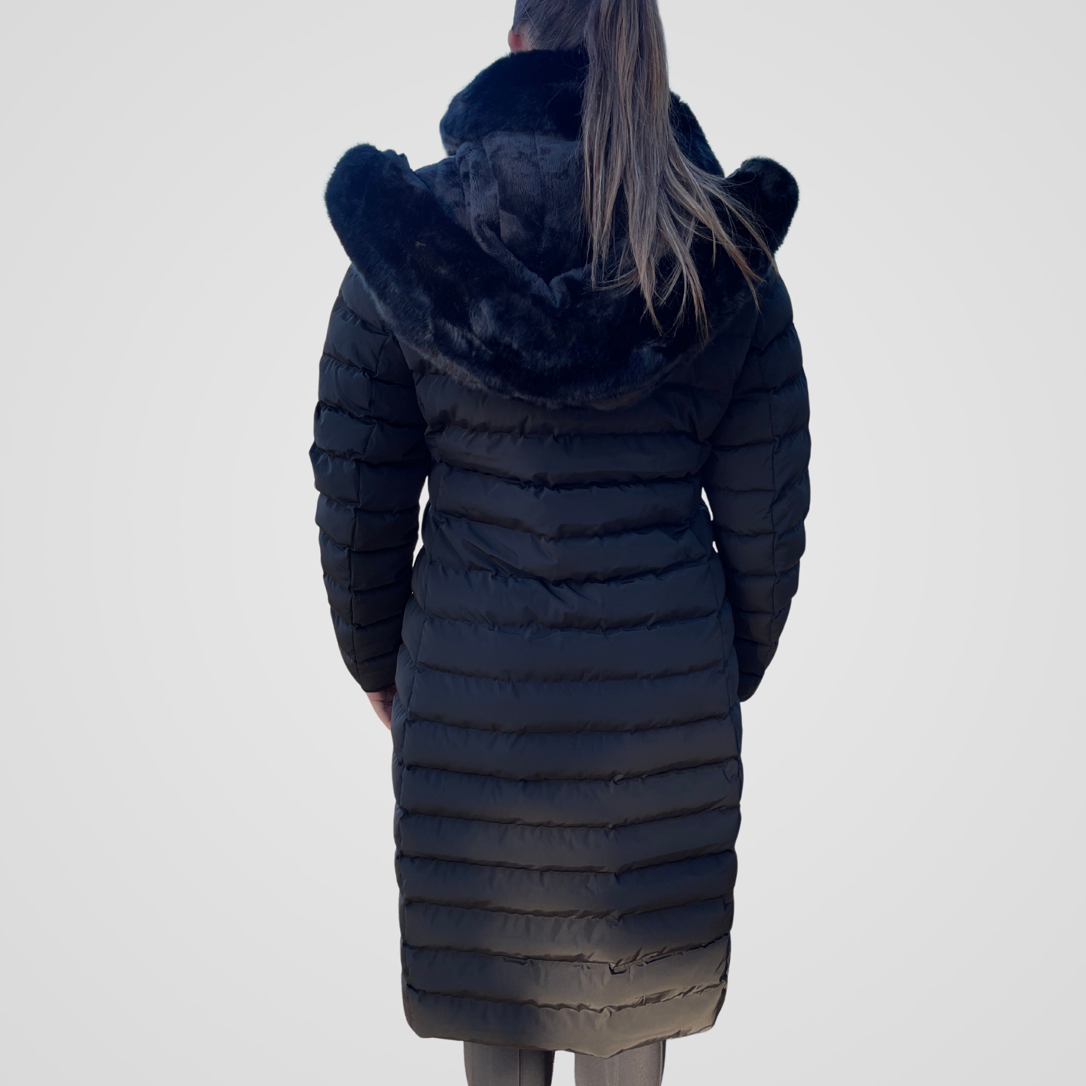 Wellensteyn Santorin Super Long Frakke - Sort