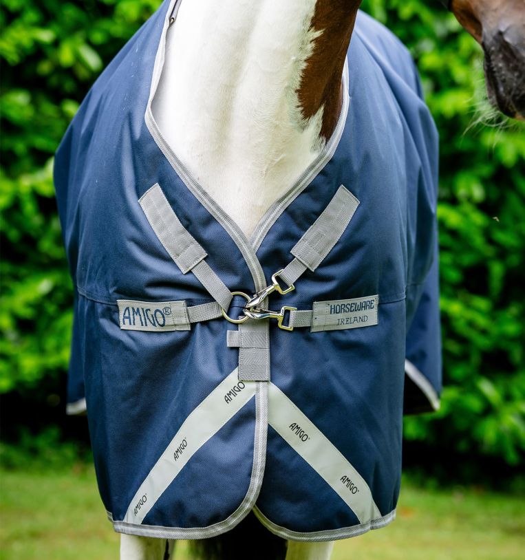 Amigo Bravo XL Turnout medium 250g - Navy/Titanium