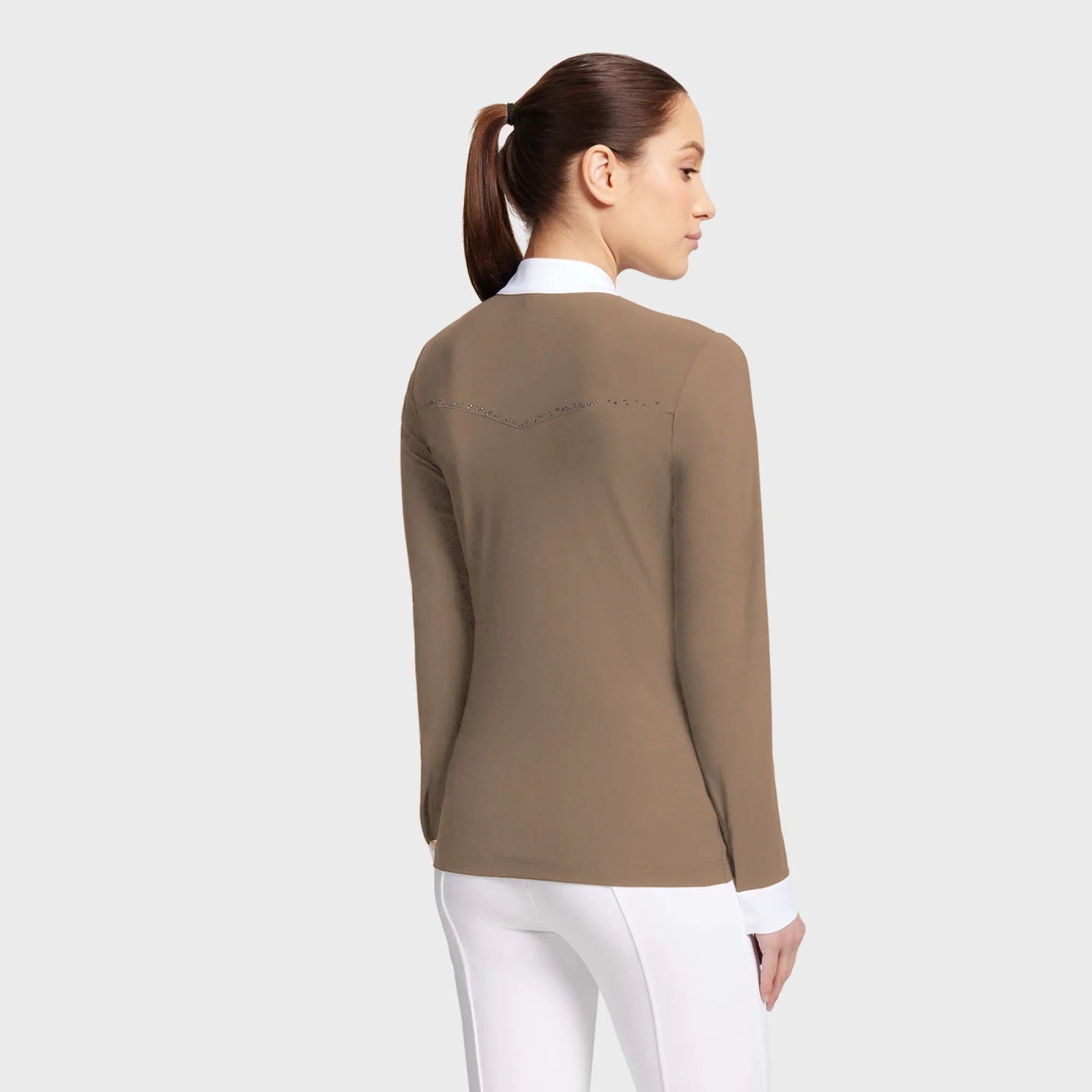 Samshield Amanda Langærmet Stævne Shirt - Camel
