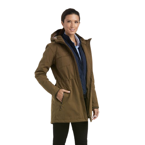 Ariat Agentium Vandtæt Parka Jakke - Earth