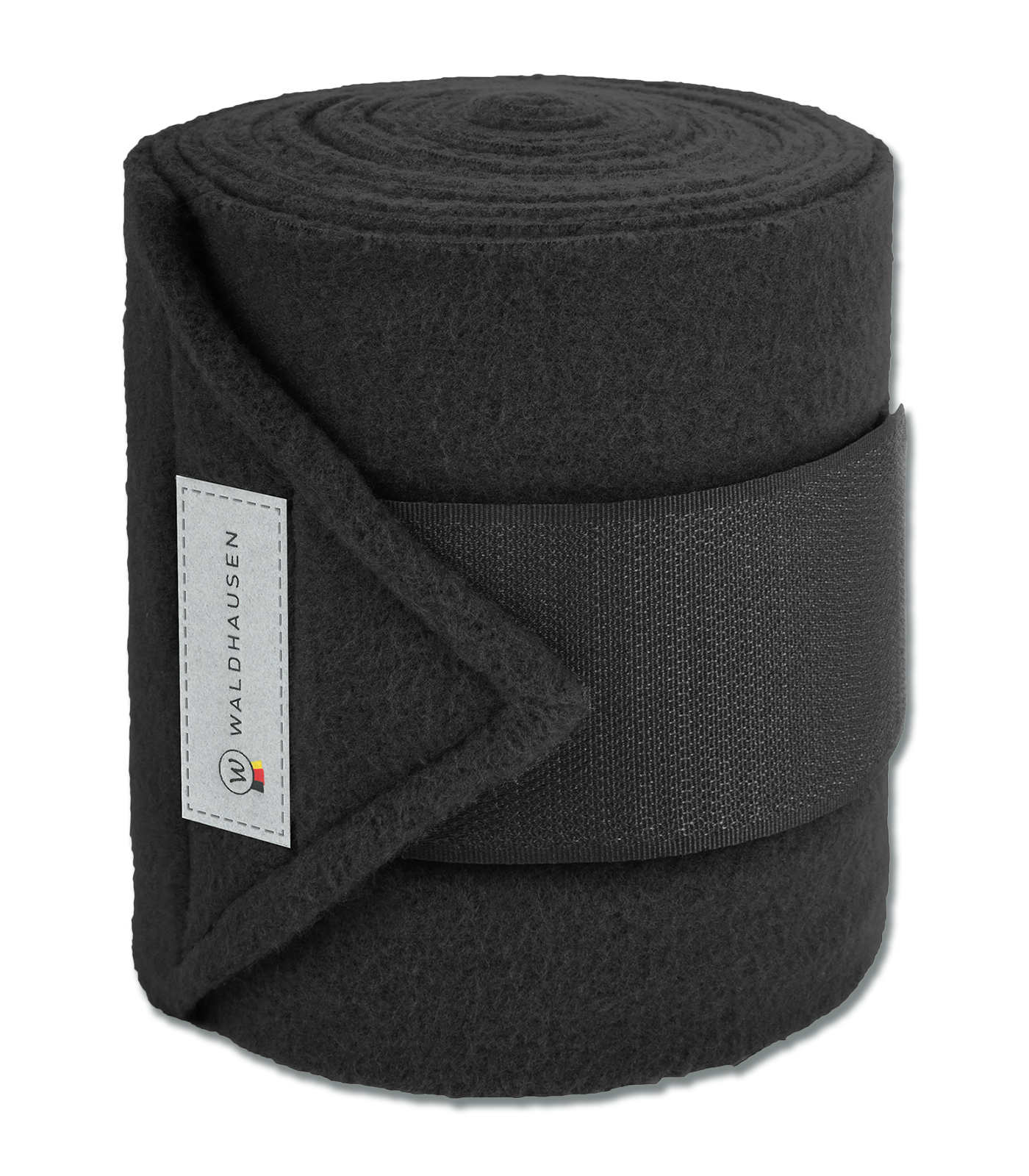 Waldhausen Esperia Fleecebandager 4-pak - Sort/Sort