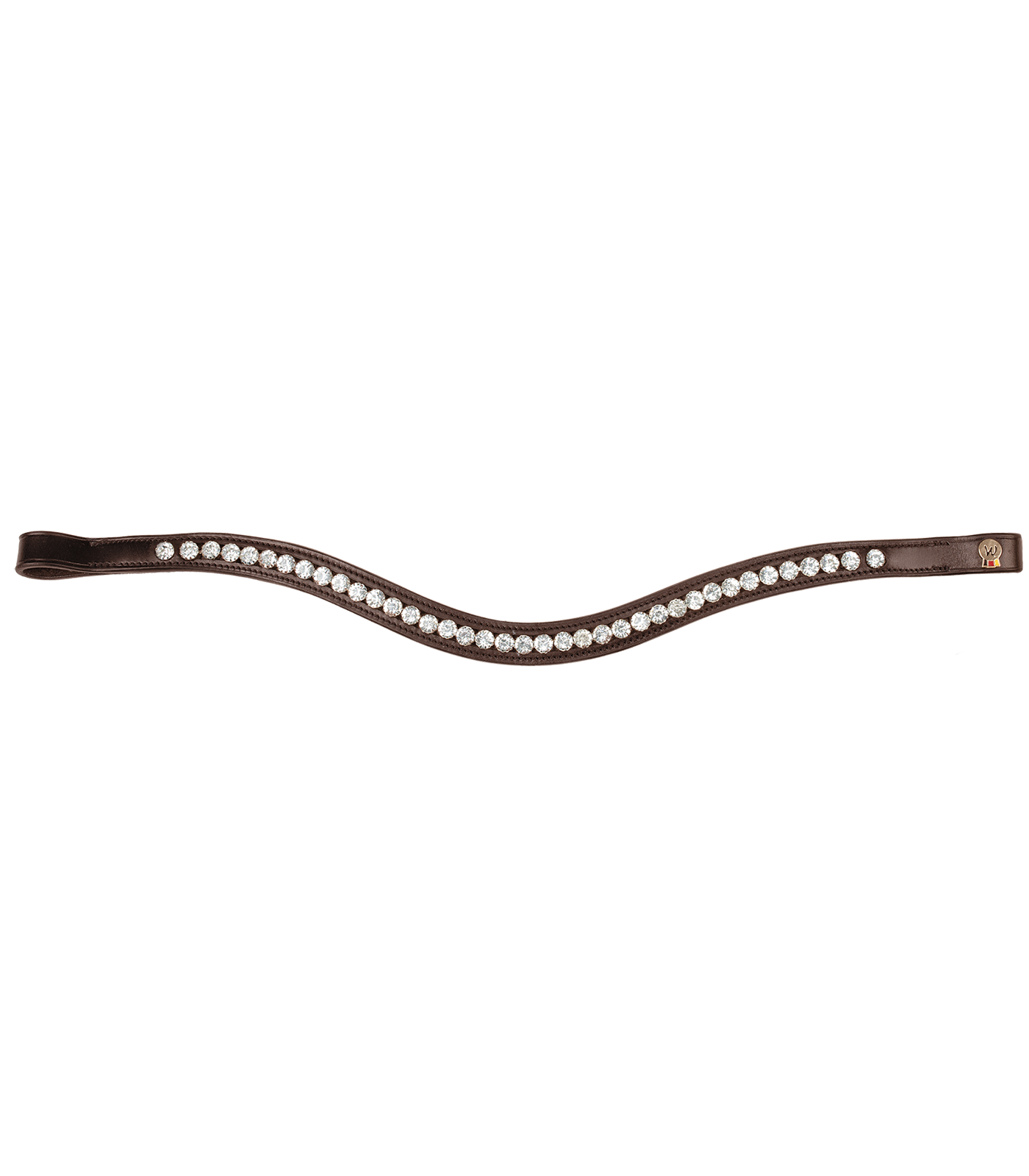 Waldhausen X-Line Classic Pandebånd - Brun/Crystal