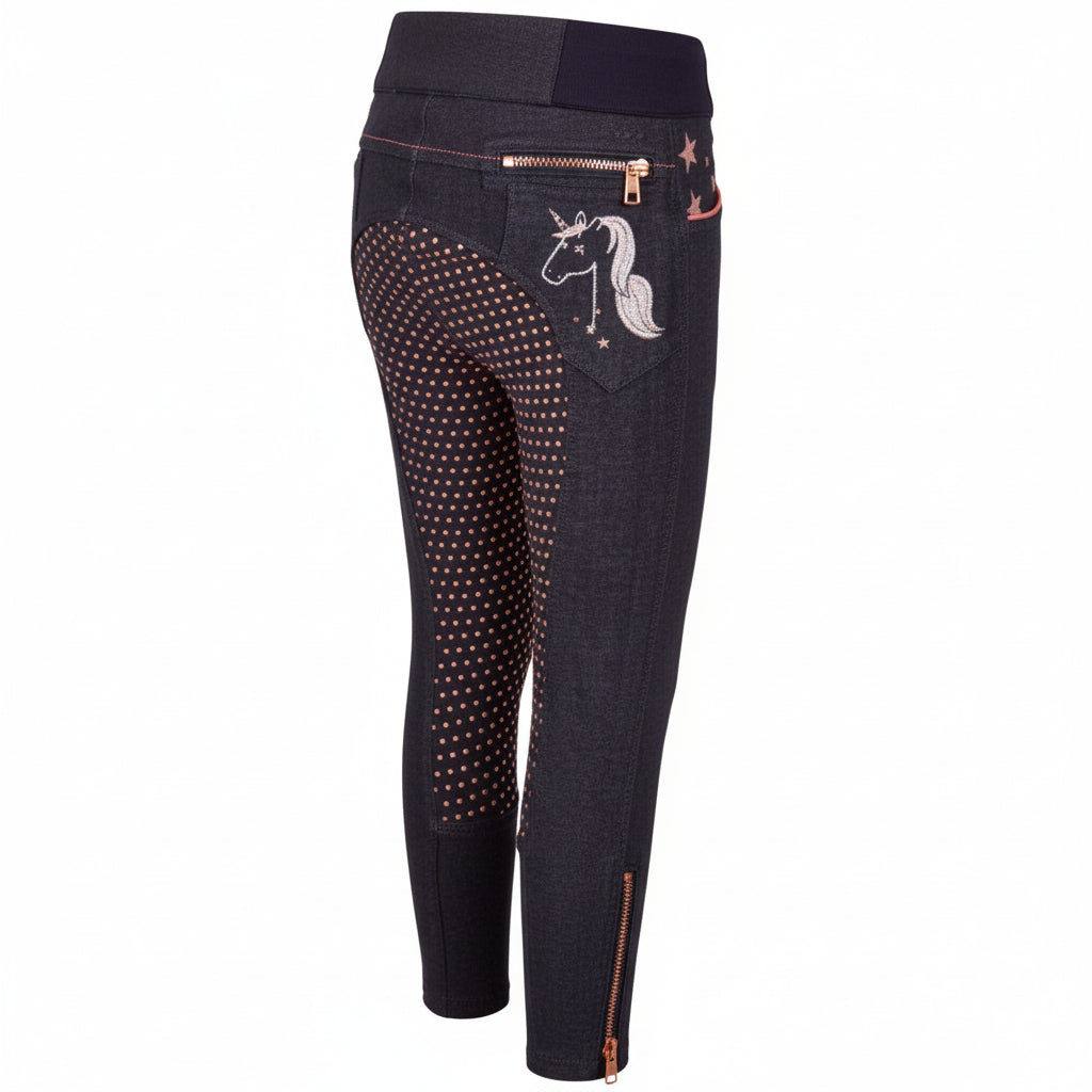 Busse Unicorn Pull-On Ridebukser til Børn - Navy