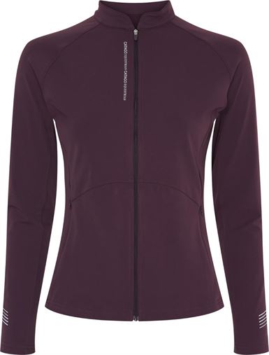 Catago Tabita Zip cardigan - Plum Perfect