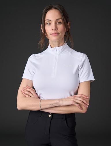 Catago Thelma Zip T-Shirt - Hvid