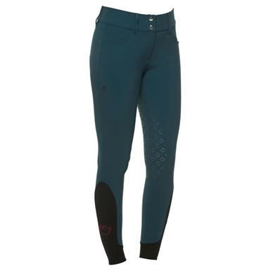 Cavalleria Toscana American Ridebukser m. Fuldgrip - Teal