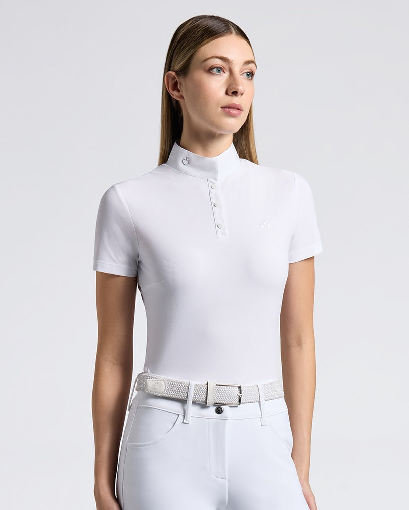 Cavalleria Toscana Jersey Stævne T-Shirt - Hvid