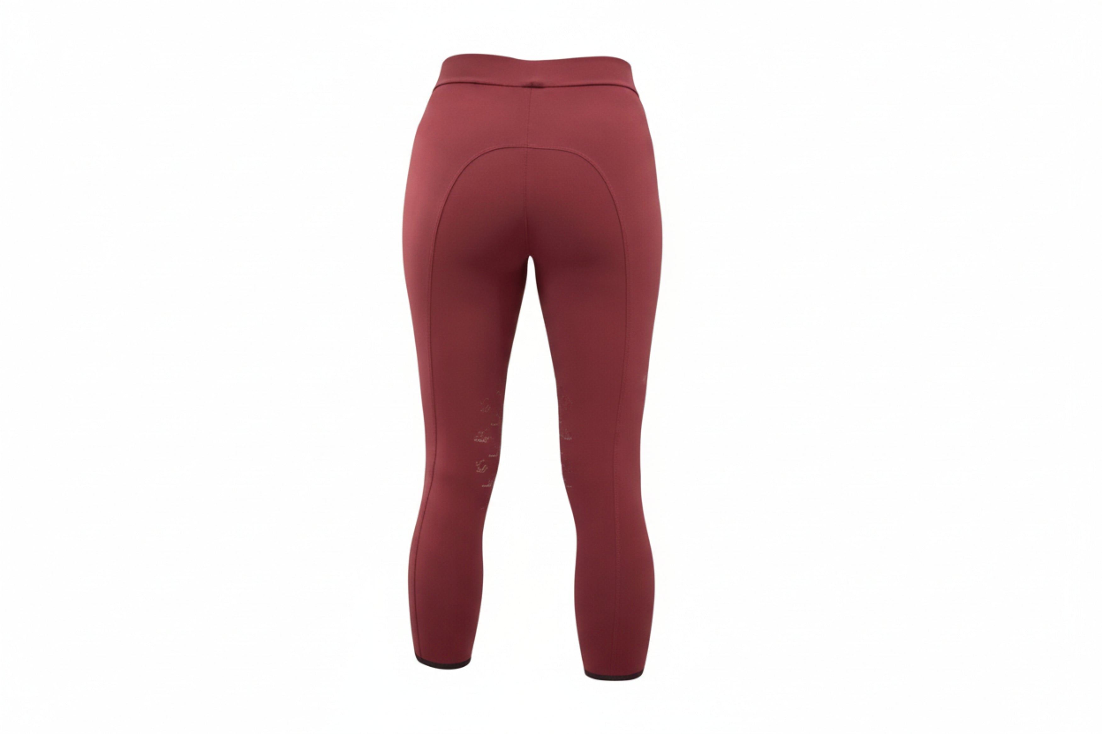 Cavalleria Toscana Hi-Rise Jersey Tights Knægrip - Bordeaux