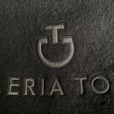 Cavalleria Toscana Ulddækken m. Mesh Logo - Sort