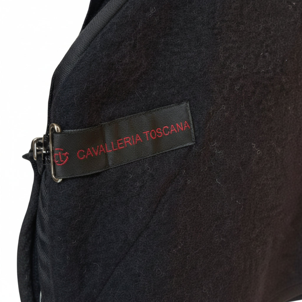 Cavalleria Toscana Ulddækken m. Mesh Logo - Sort