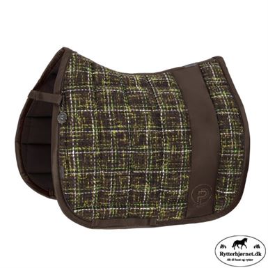 Eskadron Platinum Big Square Bouclé Dressurunderlag - Teak Brown