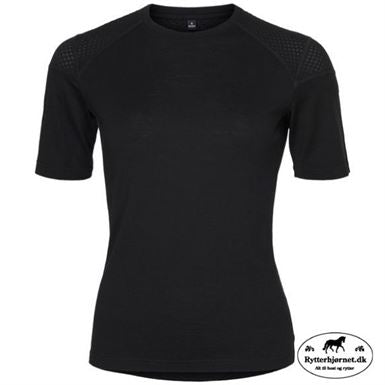 Catago Merino May O-Neck T-shirt - Sort