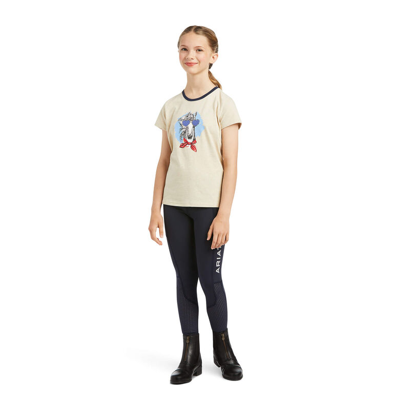 Ariat Fabulous T-Shirt Til Børn - Oatmeal