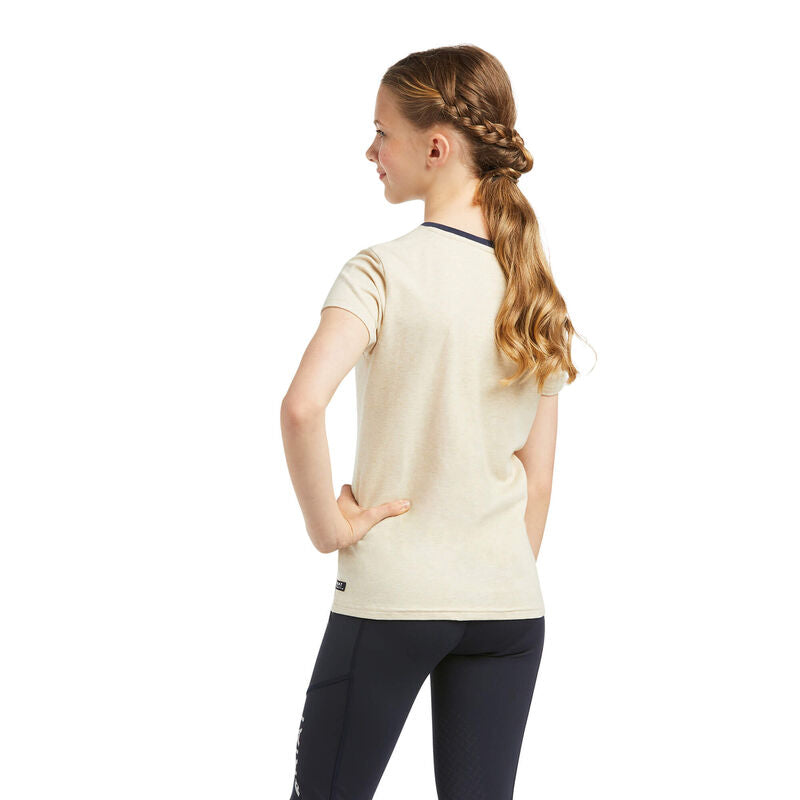 Ariat Fabulous T-Shirt Til Børn - Oatmeal