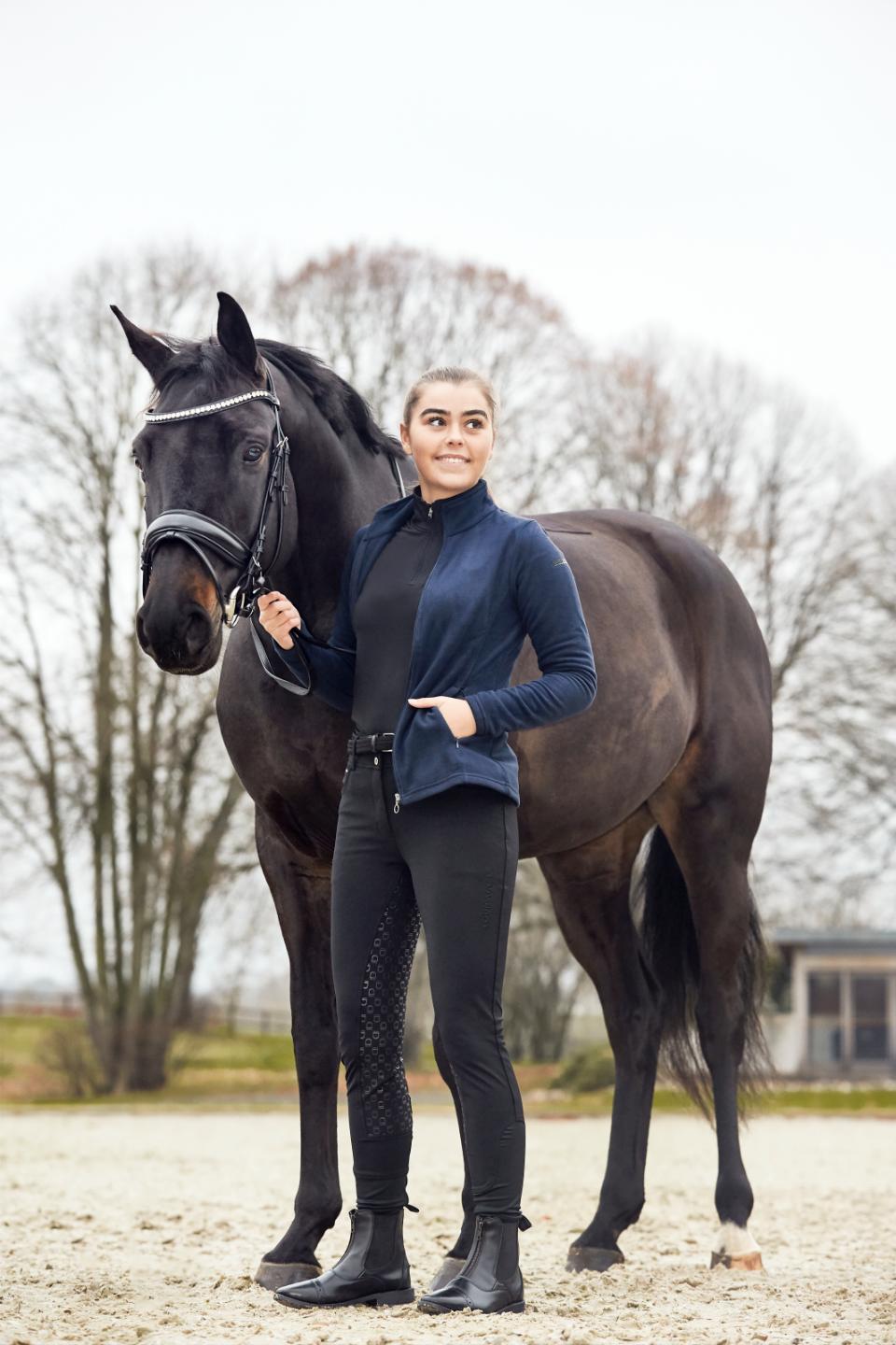 Equipage Gilly Fleecetrøje - Navy