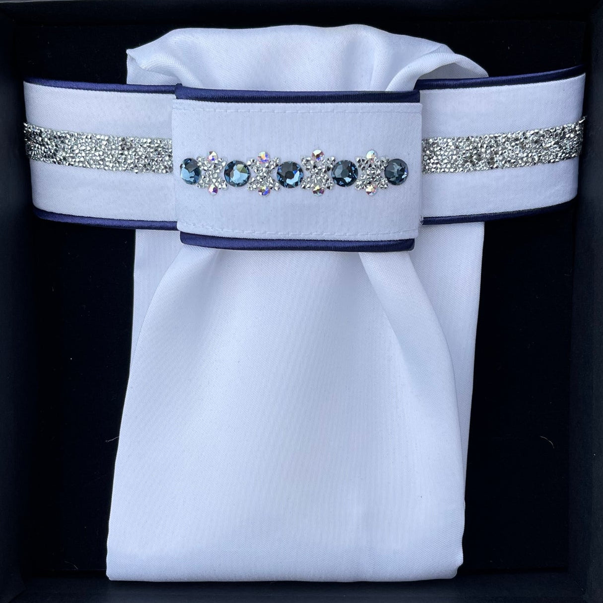 JUDI Rocks Clear Plastron Blue Piping - Traverso Clear