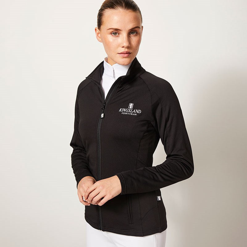 Kingsland Classic Tecnical Fleecetrøje - Sort