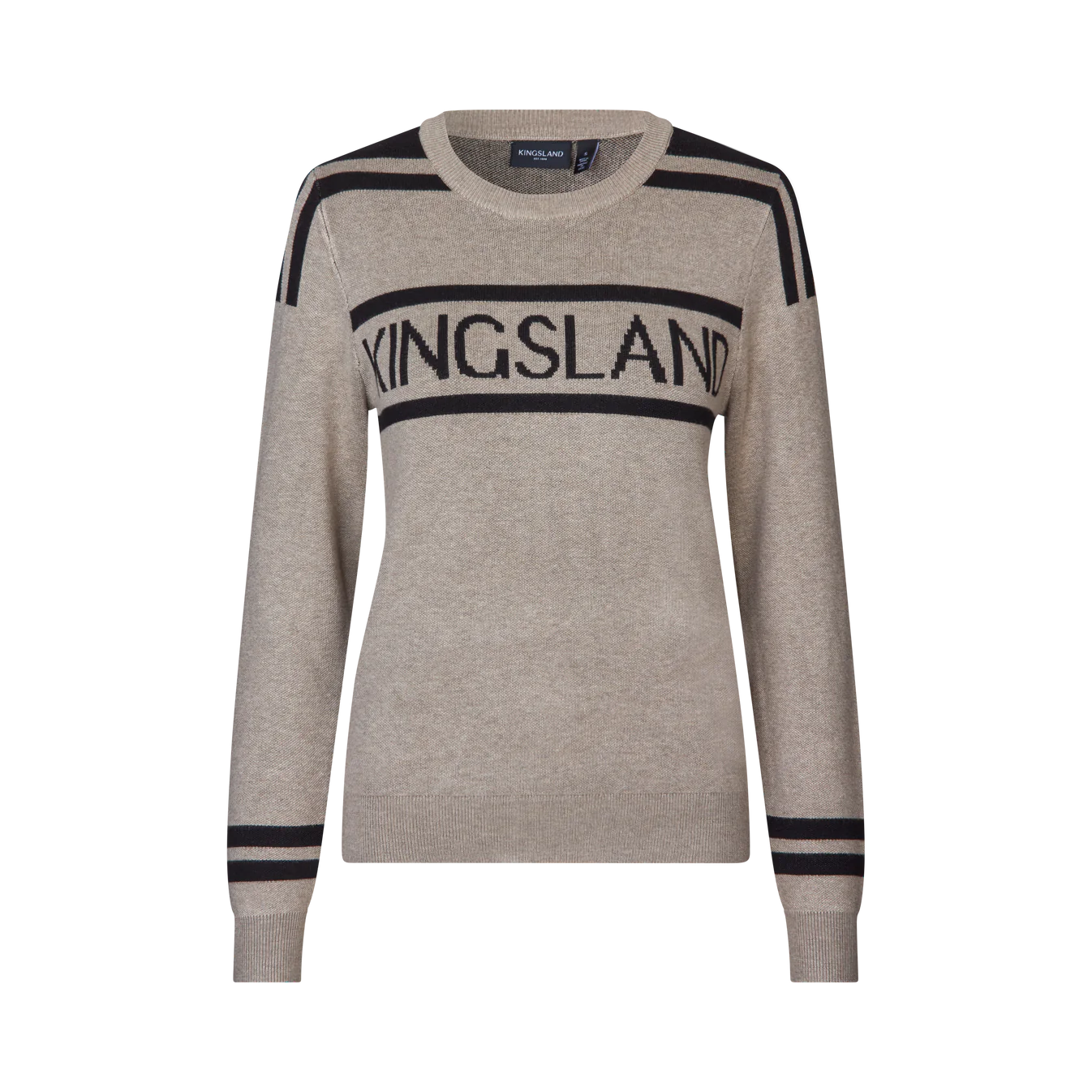 Kingsland Nancy Strikket Pullover - Beige Melange