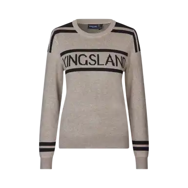 Kingsland Nancy Strikket Pullover - Beige Melange