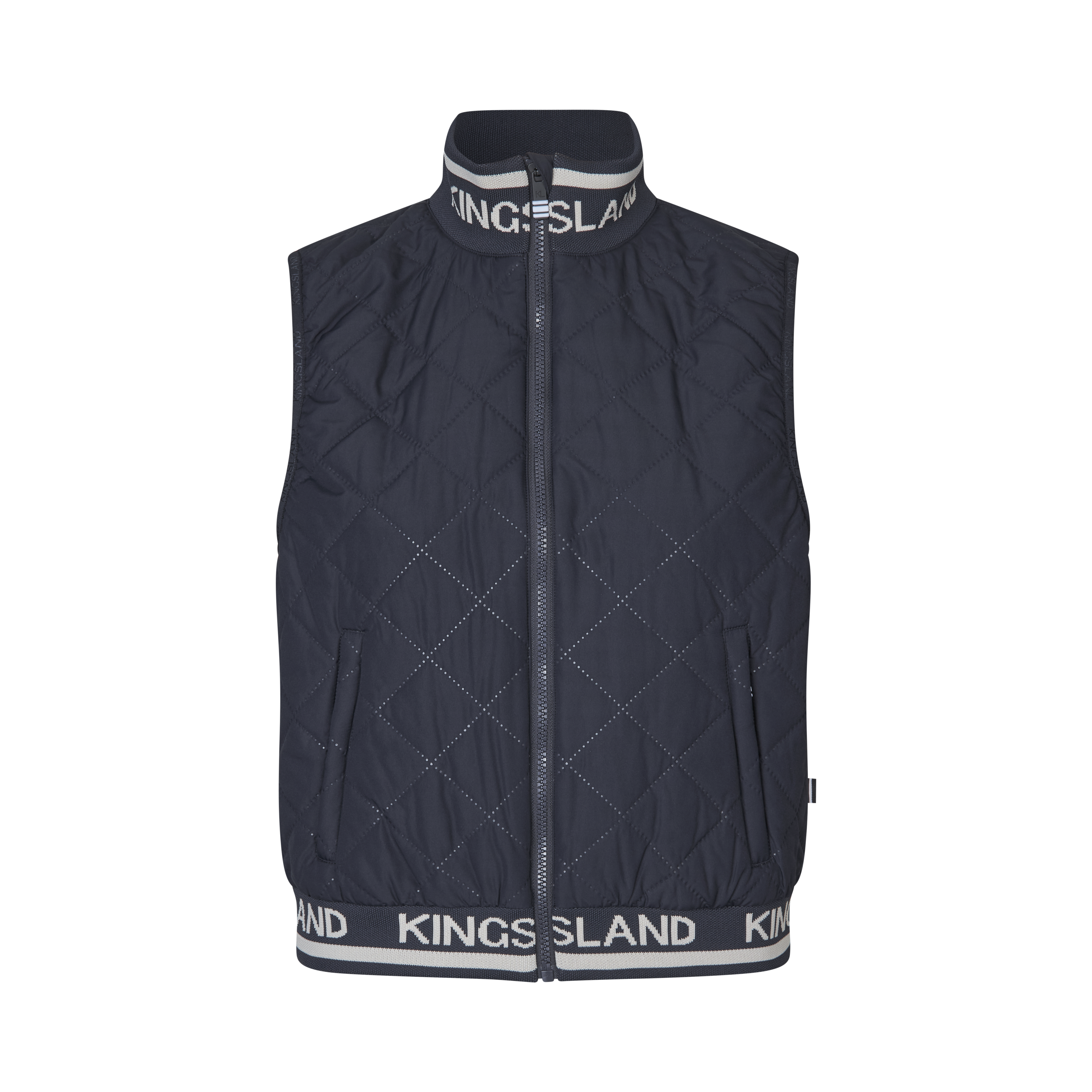 Kingsland Noelle Quilted Vest - Navy
