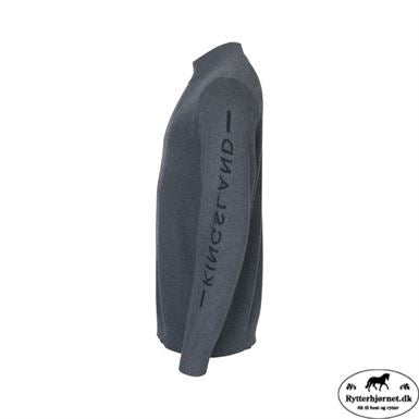 Kingsland Vikko Strikket Pullover Til Herre - Grey Forged Iron