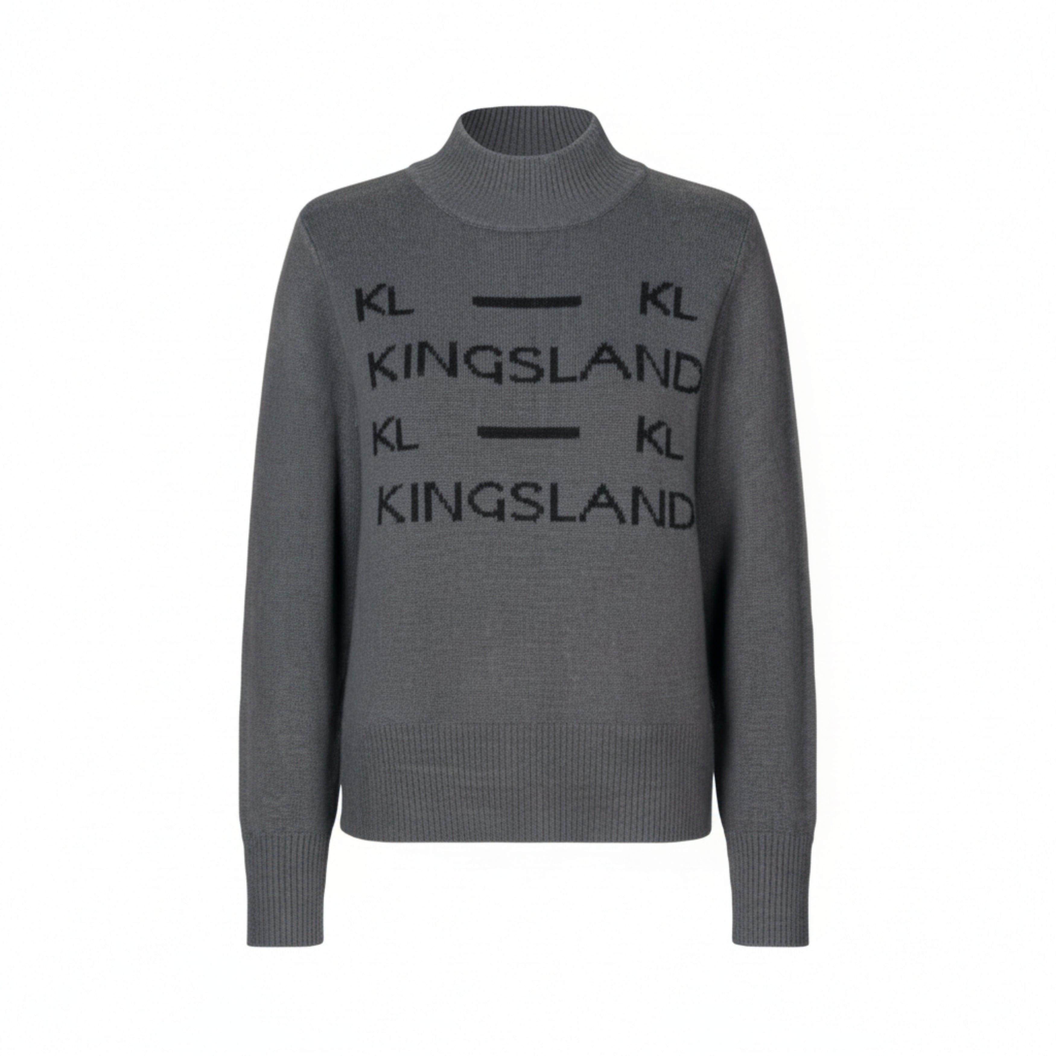 Kingsland Villut Strikket Pullover - Grey Forged Iron