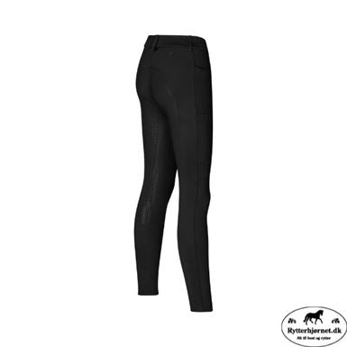 Kingsland Kornelia Regular Ridebukser M.Fuldgrip - Sort