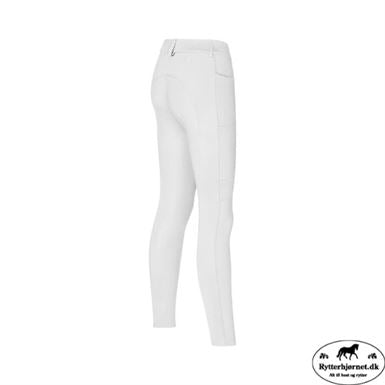 Kingsland Kornelia Regular Ridebukser M.Fuldgrip - Hvid