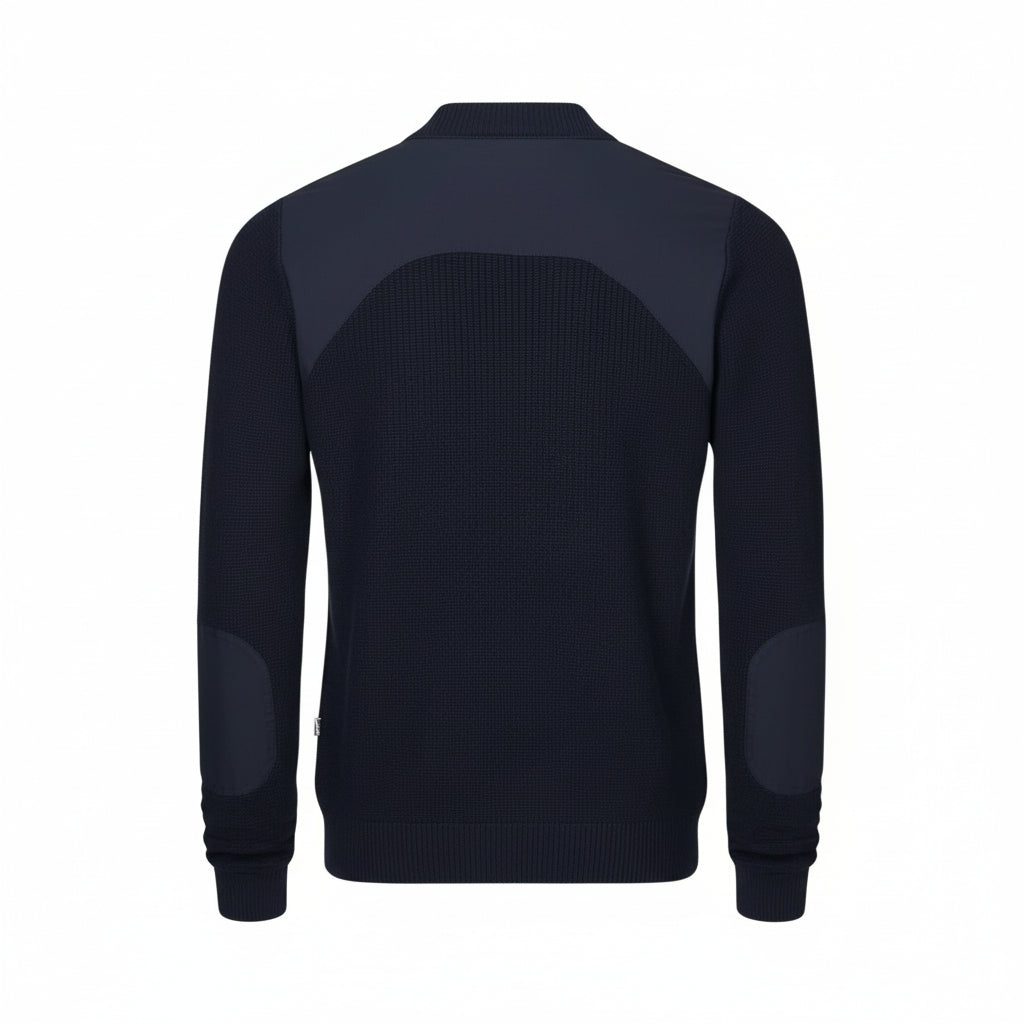 Kingsland Vas Strikket Pullover Til Herre - Navy