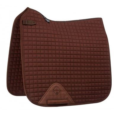LeMieux Luxury Suede Dressurunderlag - Brun