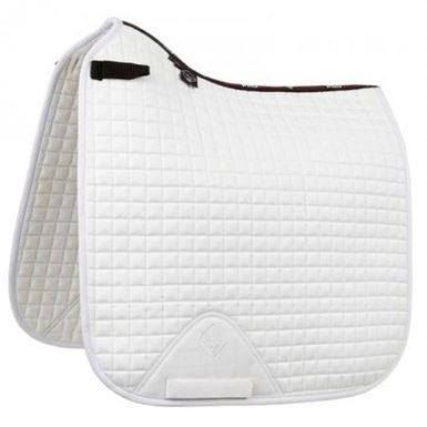 LeMieux Luxury Suede Dressurunderlag - Hvid