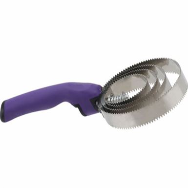 Metalstrigle m. Håndtag - Lilla