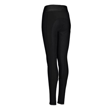 Pikeur Athleisure Ida Softshell Vinter-tights m. Fuldgrip til Børn - Sort