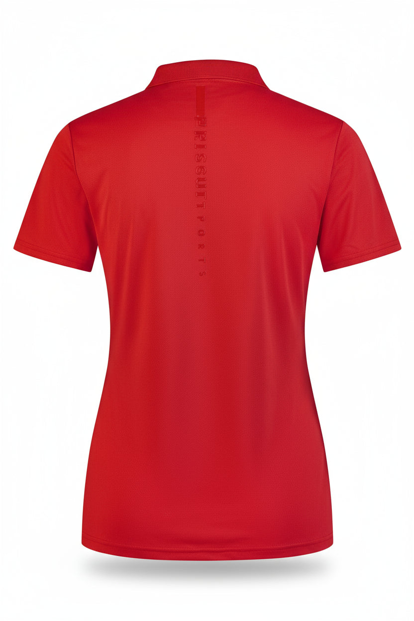 Pikeur Polo Shirt - Red Flame