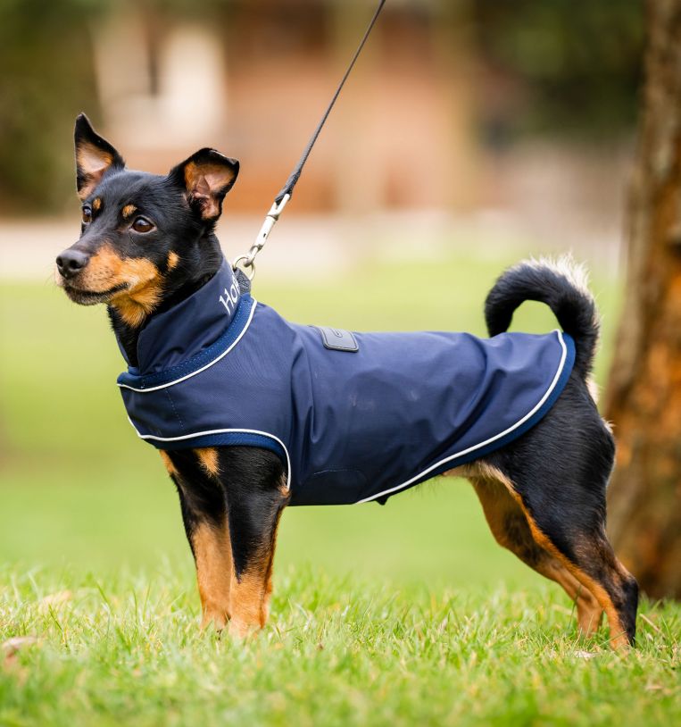 Horseware Signature Hunde Regndækken - Navy