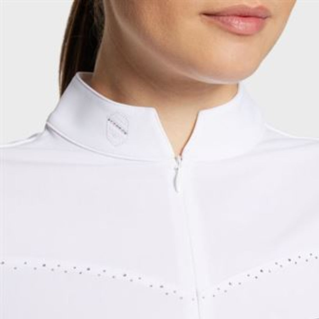 Samshield Amanda Langærmet Stævne Shirt - Hvid