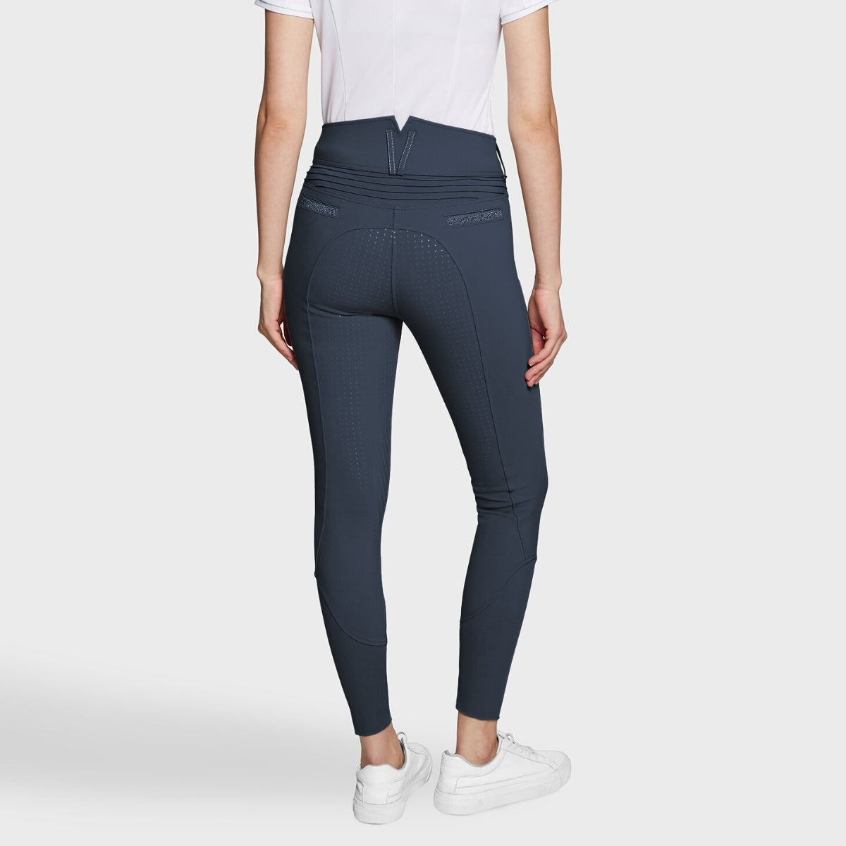 Samshield Clara Nova Ridebukser M. Fuldgrip - Navy