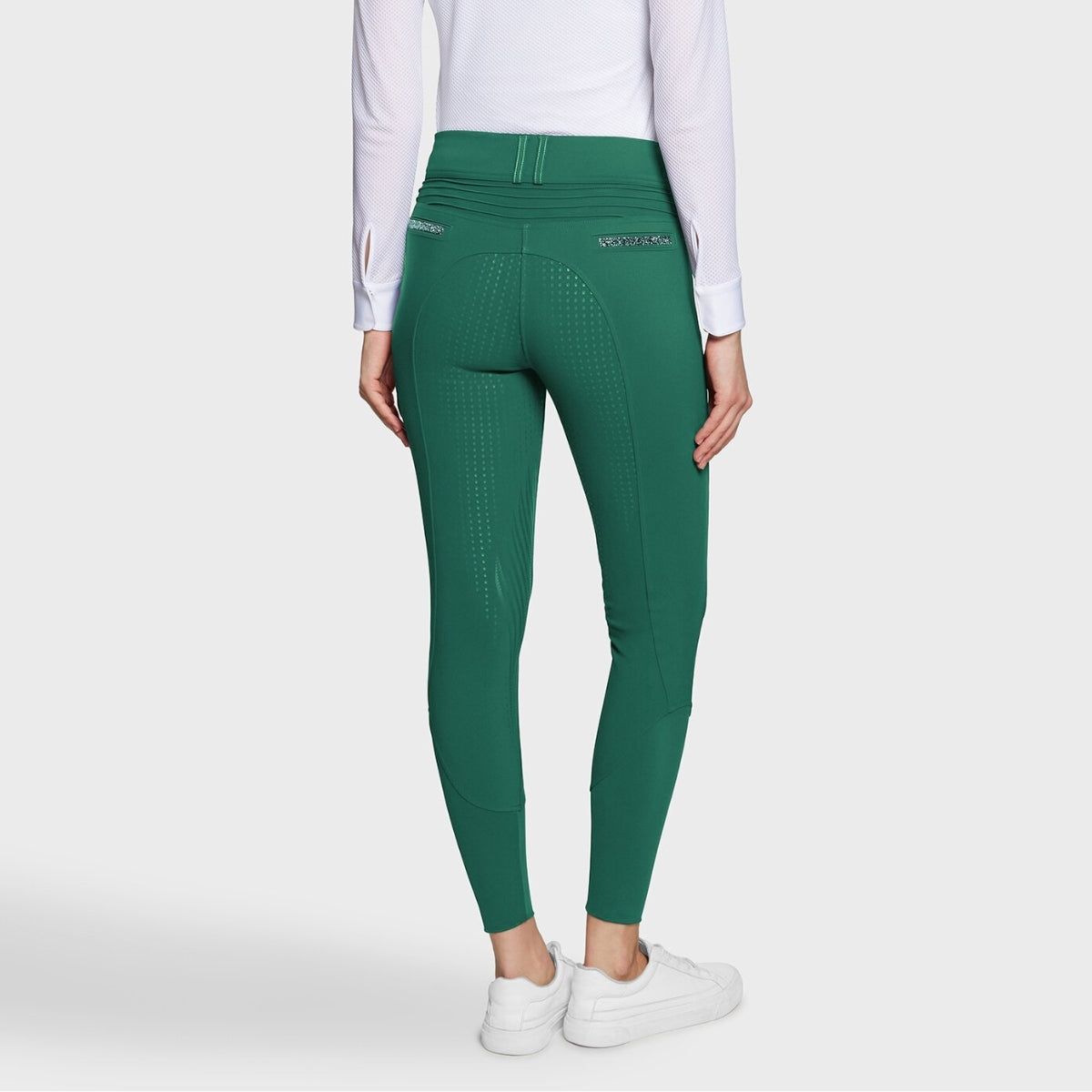 Samshield Clara Premium Ridebukser M. Fuldgrip - Shamrock