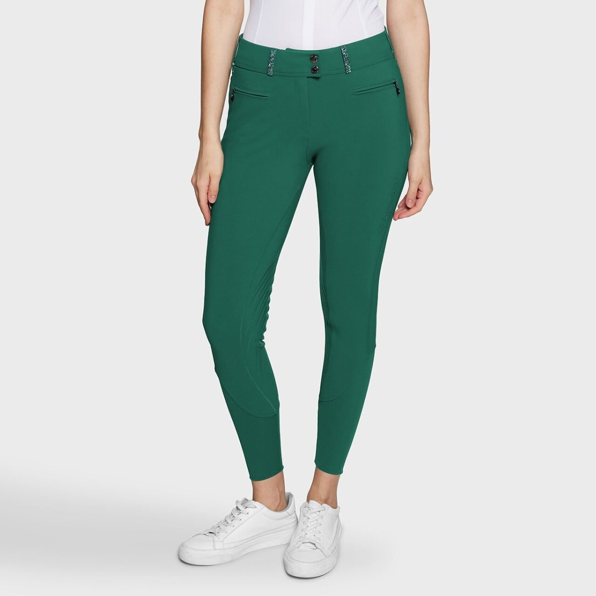 Samshield Clara Premium Ridebukser M. Fuldgrip - Shamrock