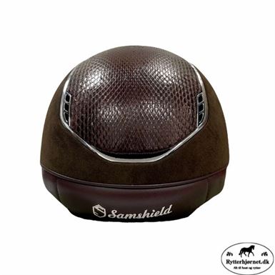 Samshield Miss Shield 2.0 Alcantara Top+Fb. Python Chrome Trim+BL - Brun