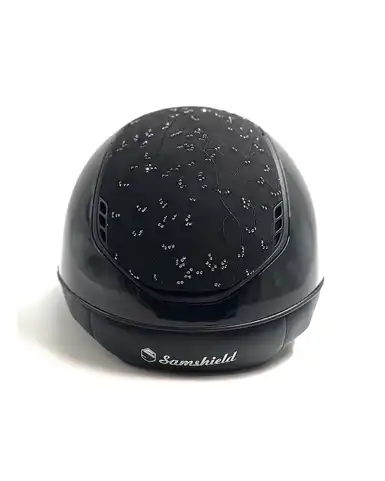Samshield 2.0 Miss Shield Shadowmat Top+FB Crystal Leaf trim-Bl Mat Black- Sort