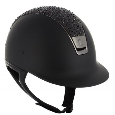 Samshield Shadowmatt Ridehjelm m. Swarovski Crystal Medley