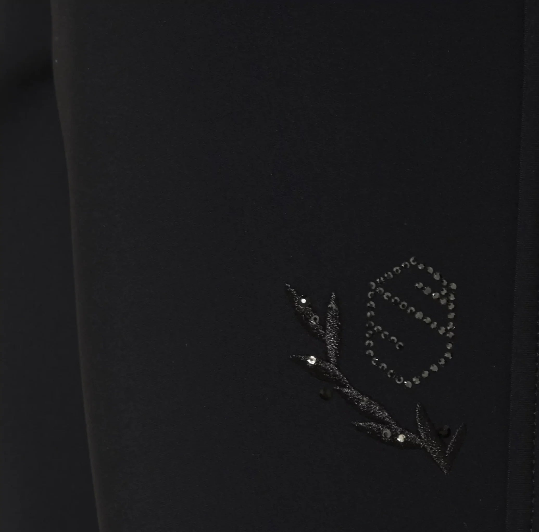 Samshield Jully Flower Jewellery Ridebukser m.Fuldgrip - Sort