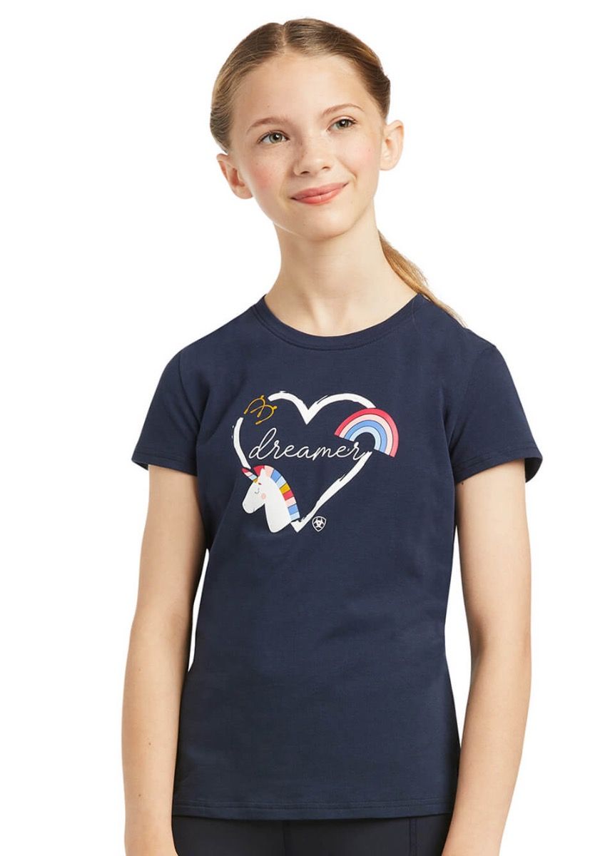 Ariat Someday T-Shirt Til Børn - Navy